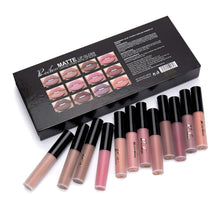 Carica l'immagine nel visualizzatore di Gallery, 12Pcs Rossetto Matte Liquido Tinta Labbra a Lunga 12 pcs, Super Grace - Ilgrandebazar