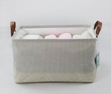 Carica l'immagine nel visualizzatore di Gallery, iwill CREATE PRO Cesto portaoggetti Pieghevole in Tessuto 40.5*26*22cm, Beige - Ilgrandebazar
