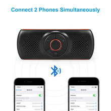 Carica l'immagine nel visualizzatore di Gallery, Aigoss Vivavoce Bluetooth 4.2 per Auto con Siri e Google Assistant, Kit... - Ilgrandebazar