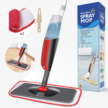 Carica l'immagine nel visualizzatore di Gallery, Aiglam Mocio con Spruzzatore, Spray Mop in Microfibra Orientabile 300ml, Rot - Ilgrandebazar