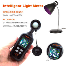 Carica l'immagine nel visualizzatore di Gallery, Misuratore di luminanza digitale, luce UA962-Light Meter - Ilgrandebazar