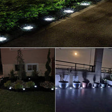 Carica l'immagine nel visualizzatore di Gallery, Luci Solari Giardino 12 LED Lampade Led da Esterno, Bianco - Ilgrandebazar