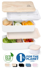 Carica l'immagine nel visualizzatore di Gallery, UMAMI® ⭐ Lunch Box Bianco Bambù | Porta Pranzo Ermetico Large, E - Ilgrandebazar