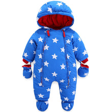 Carica l'immagine nel visualizzatore di Gallery, Bambino Tute da neve con Guanti e Scarpe Ragazze Inverno Pagliaccetto con... - Ilgrandebazar
