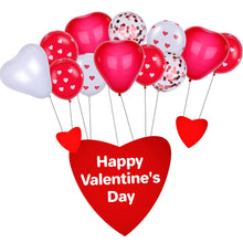 Carica l'immagine nel visualizzatore di Gallery, Blulu 50 Pezzi San Valentino Palloncini di Cuore Kit Decorazioni a... - Ilgrandebazar