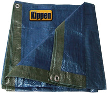 Carica l'immagine nel visualizzatore di Gallery, Kippen 6056C1 Telone Occhiellato 4x5 mt. Verde/Blu