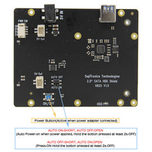 Carica l'immagine nel visualizzatore di Gallery, Raspberry Pi 4 SATA, raspberry 4 Modello B X825 da 2.5 pollici SATA... - Ilgrandebazar