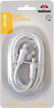 Carica l'immagine nel visualizzatore di Gallery, Meliconi Cavo per Antenna da 2 m, Bianco