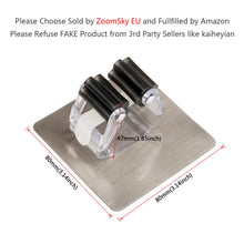 Carica l'immagine nel visualizzatore di Gallery, Mop Holder,MEZOOM 8 Pezzi di Scopa Holder Autoadesiva Montaggio a argento