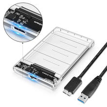 Carica l'immagine nel visualizzatore di Gallery, POSUGEAR Case Esterno per Disco Rigido 2.5", USB 3.0 con 3.0, Trasparente