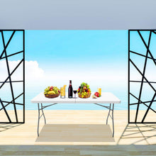 Carica l'immagine nel visualizzatore di Gallery, Sotech - Tavolo Trasportabile, Portatile 152 x 71.5 cm, Bianco - Ilgrandebazar