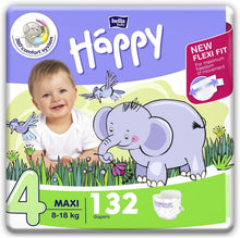 Carica l'immagine nel visualizzatore di Gallery, Bella Baby Happy - 132 Pannolini taglia 4 8-18kg