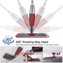 Carica l'immagine nel visualizzatore di Gallery, Aiglam Mocio con Spruzzatore, Spray Mop in Microfibra Orientabile 300ml, Rot - Ilgrandebazar