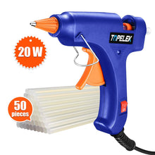 Carica l'immagine nel visualizzatore di Gallery, [50-Pezzi-Stick] Pistola Colla a Caldo,TOPELEK Mini a Multicolore