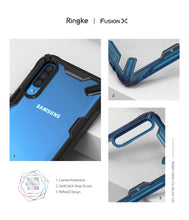 Carica l'immagine nel visualizzatore di Gallery, Ringke Fusion-X Progettato per Custodia Galaxy A70 Protezione Shock Black - Ilgrandebazar