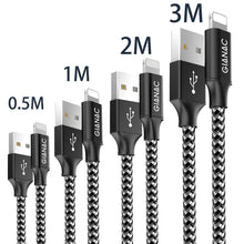 Carica l'immagine nel visualizzatore di Gallery, QGhappy Phone Cavo,[4 Pezzi/0.5M 1M 2M 3M] Nylon Cavo [4