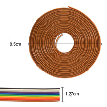 Carica l'immagine nel visualizzatore di Gallery, ZITFRI Cavi per Arduino 5M Flat Cable Nastro Arcobaleno Cavo Rame Cavetti...