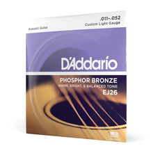 Carica l'immagine nel visualizzatore di Gallery, D'Addario EJ16 Set Corde Acustica EJ Phosphor BRZ RND WND - Ilgrandebazar