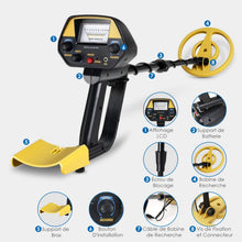 Carica l'immagine nel visualizzatore di Gallery, INTEY Metal Detector - Rilevamento Dual Mode, Bobina di Ricerca Giallo - Ilgrandebazar