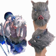 Carica l'immagine nel visualizzatore di Gallery, Mesky Demon Slayer Hashibira Inosuke Maschera Pig Taglia unica, Come Mostra - Ilgrandebazar
