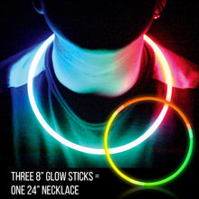 Carica l'immagine nel visualizzatore di Gallery, Applife Braccialetti Luminosi Starlight Fluorescenti BRACCIALI Disco Fluo DJ (200 Pezzi)