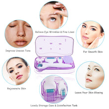 Carica l'immagine nel visualizzatore di Gallery, Winpok Dermaroller, 6 in 1 Derma Roller Kit, 12/300/ 720/1200 Aghi, bianco - Ilgrandebazar