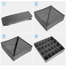 Carica l'immagine nel visualizzatore di Gallery, NEWSTYLE Cassetto Organizer per Biancheria Intima,Set di 3 Armadio...