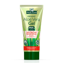 Carica l'immagine nel visualizzatore di Gallery, Aloe Pura Vera Gel Corpo con Tea Tree, 200 ml 200 ml, Verde - Ilgrandebazar