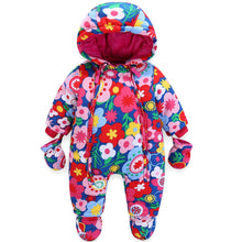 Carica l'immagine nel visualizzatore di Gallery, Bambino Tute da neve con Guanti e Scarpe Ragazze Inverno Pagliaccetto con... - Ilgrandebazar