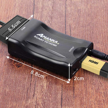 Carica l'immagine nel visualizzatore di Gallery, AMANKA Convertitore SCART a HDMI Adattatore to HDMI, - Ilgrandebazar