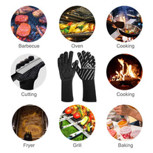 Carica l'immagine nel visualizzatore di Gallery, Guanti da Barbecue, Resistenti al Calore Fino a 800 ° C, con Medium, Silver - Ilgrandebazar