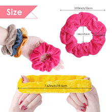 Carica l'immagine nel visualizzatore di Gallery, Meamae care Elastici per capelli 50 colori(pcs), scrunchies velluto... - Ilgrandebazar