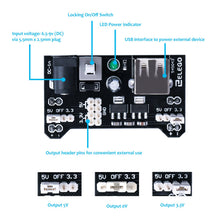 Carica l'immagine nel visualizzatore di Gallery, Elegoo Kit Elettronico con Breadboard di 830 Punti, Cavetti, Modulo Set A - Ilgrandebazar