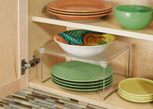 Carica l'immagine nel visualizzatore di Gallery, iDesign Organizer cucina, Piccolo scaffale empty, Trasparente E Argento - Ilgrandebazar