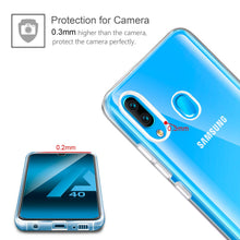 Carica l'immagine nel visualizzatore di Gallery, Leathlux Cover Samsung Galaxy A40 Custodia Trasparente + Pellicola Vetro... - Ilgrandebazar