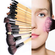 Carica l'immagine nel visualizzatore di Gallery, Pennelli Make Up,Cadrim 24 pezzi Set di pennelli professionali per Madera - Ilgrandebazar
