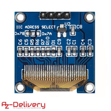 Carica l'immagine nel visualizzatore di Gallery, AZDelivery 3 x Display OLED 0,96 pollici 128x64 Pixel I2C 3x - Ilgrandebazar