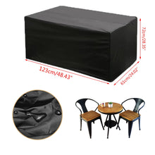Carica l'immagine nel visualizzatore di Gallery, king do way Copertura per Mobili da Giardino - Telo 123 x 61 x 72 cm, Nero - Ilgrandebazar