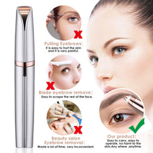 Carica l'immagine nel visualizzatore di Gallery, LIUMY Epilatore Sopracciglia Indolore,Brows Trimmer Rasoio，portatile Silver - Ilgrandebazar