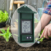 Carica l'immagine nel visualizzatore di Gallery, Termometro digitale per serra, monitorare la temperatura massima e Verde. - Ilgrandebazar