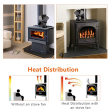Carica l'immagine nel visualizzatore di Gallery, Locisne Funzionamento silenzioso Mini 4 pale Termocamino Camino Ventilatore... - Ilgrandebazar