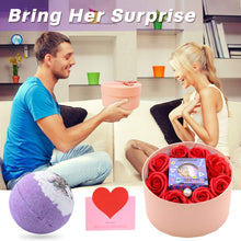 Carica l'immagine nel visualizzatore di Gallery, SPECOOL Regali di San Valentino per lei,Sapone Fiore Rosa Bomba da Set2 - Ilgrandebazar
