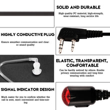 Carica l'immagine nel visualizzatore di Gallery, Auricolare Tubo Acustico,Auricolare Walkie Talkie,Auricolare a default - Ilgrandebazar