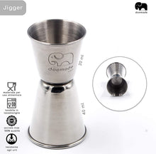 Carica l'immagine nel visualizzatore di Gallery, doomade Shaker Cocktail Set - Barman Kit con Cobbler 720ml, Jigger, Mixing Spoon, Cannucce e Ricette