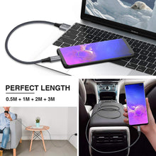 Carica l'immagine nel visualizzatore di Gallery, Cavo USB C, RAVIAD [4Pezzi, 0.5m 1m 2m 3m] Nylon Intrecciato Tipo C... - Ilgrandebazar