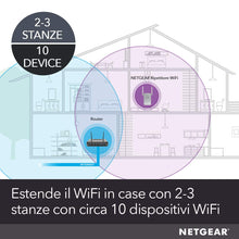 Carica l'immagine nel visualizzatore di Gallery, Netgear EX6150 Ripetitore WiFi Wireless, Copertura per 2-3 1200 Mbps, Bianco