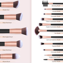 Carica l'immagine nel visualizzatore di Gallery, Pennelli Make Up BESTOPE per il Trucco Set 16 Pezzi - Oro Rosa, 16 - Ilgrandebazar