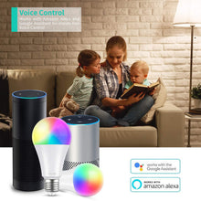 Carica l'immagine nel visualizzatore di Gallery, Lampadina Smart Alexa E27 2 Pack 10W con Bianco Caldo, Freddo, Rgb