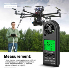 Carica l'immagine nel visualizzatore di Gallery, AOPUTTRIVER Anemometro Digitale anemometro Portatile per AP-816B Anemometer - Ilgrandebazar