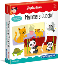Carica l'immagine nel visualizzatore di Gallery, Clementoni - Mamme e Cuccioli Gioco Educativo Sapientino, Multicolore, 2 Anni